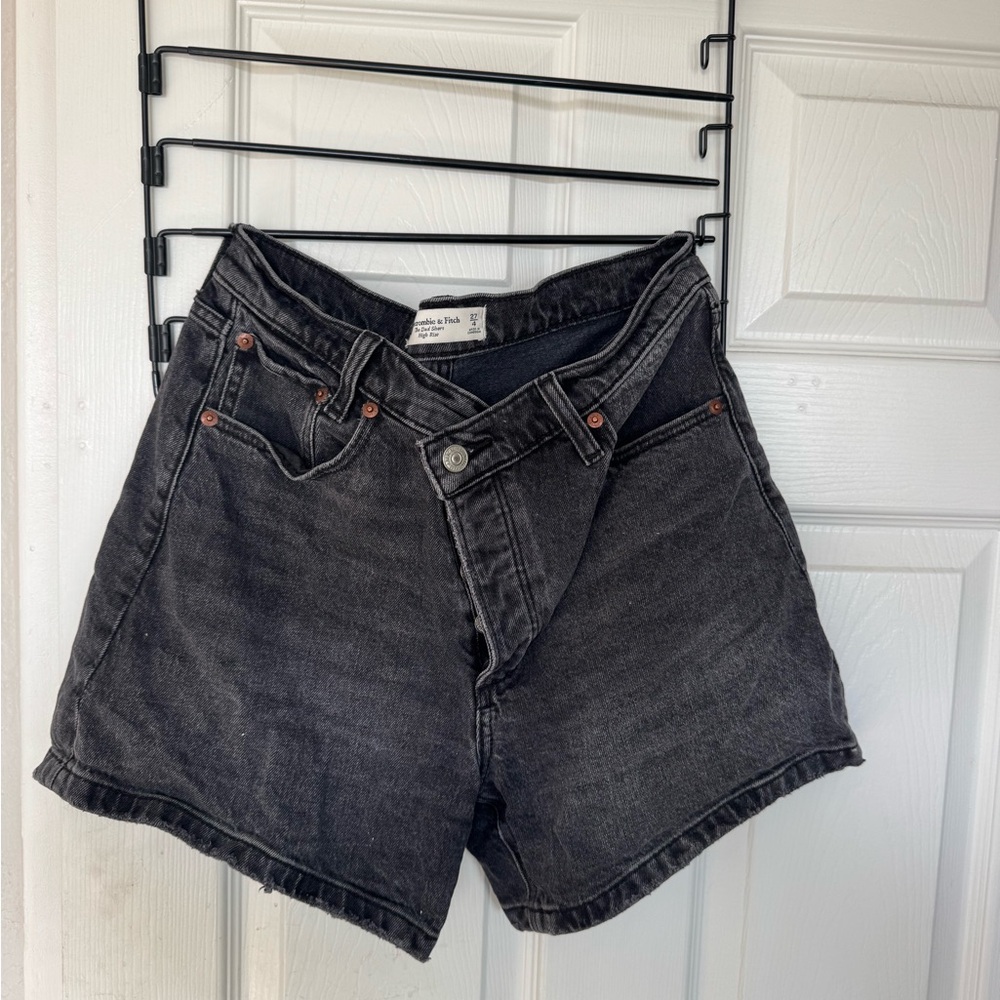 Abercrombie & Fitch Dark Gray Jean Shorts